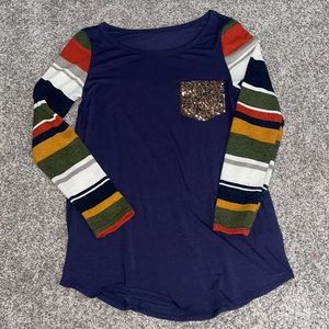 super cute sparkly pocket shirt